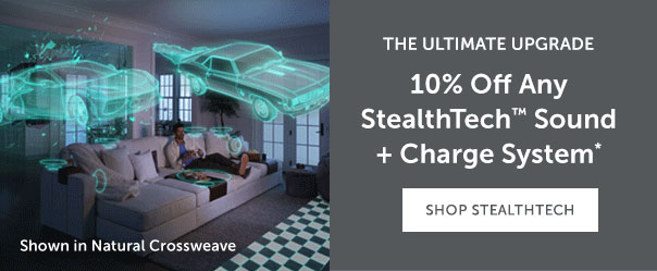 10% Off Any StealthTech Sound + Charge System* | SHOP NOW >>