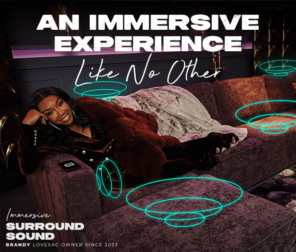Invisible, Immersive Surround Sound INSIDE Your Couch! Lovesac