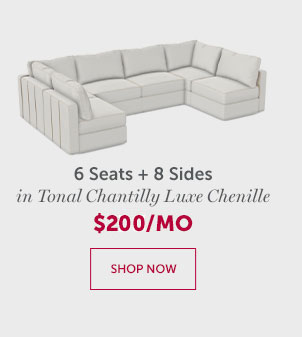 6 Seats + 8 Sides | SHOP NOW >>