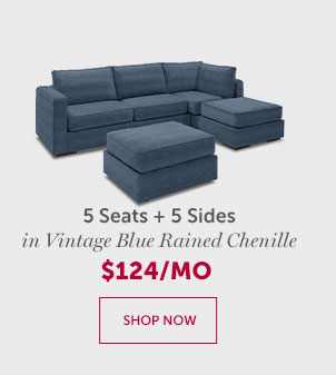 5 Seats + 5 Sides | SHOP NOW >>