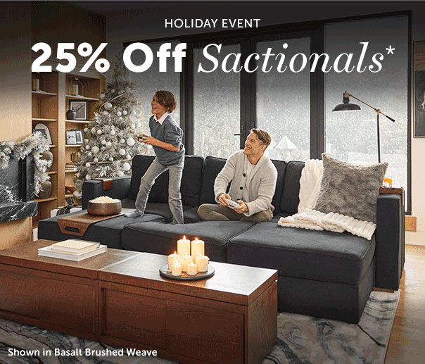 Holiday Event | 25% Off Sactionals