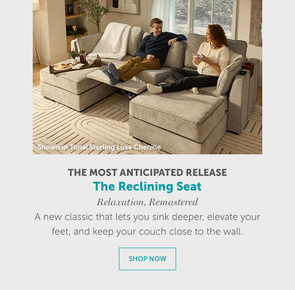 The Reclining Seat | SHOP NOW >>