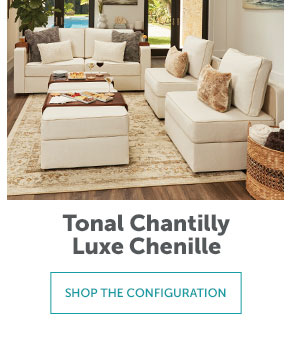 Tonal Chantilly Luxe Chenille | SHOP NOW >> >>