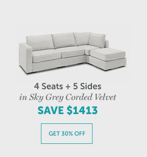 4 Seats + 5 Sides | SHOP NOW >>