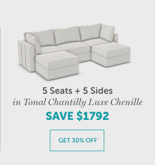 5 Seats + 5 Sides | SHOP NOW >>