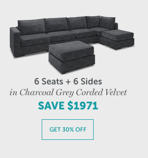 6 Seats + 6 Sides | SHOP NOW >>