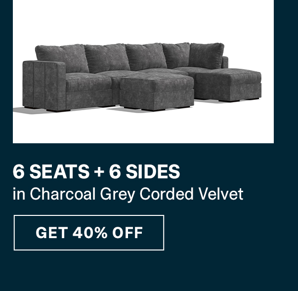 6 Seats + 6 Sides | GET 40% OFF >>